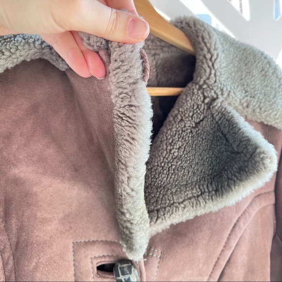 VINTAGE Shearling Coat circa 1960s Canada - Picture 4 of 12